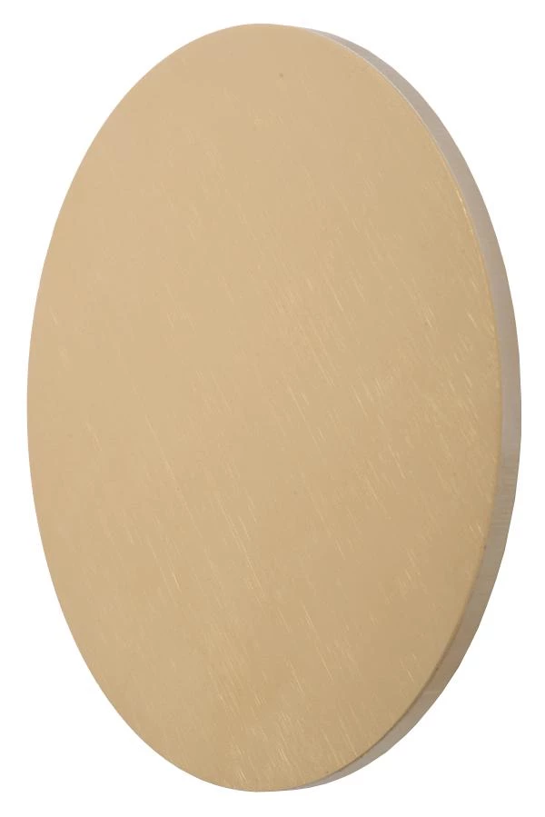 Lucide EKLYPS LED - Wandlamp - Ø 25 cm - LED - 1x8W 3000K - Mat Goud / Messing - uit